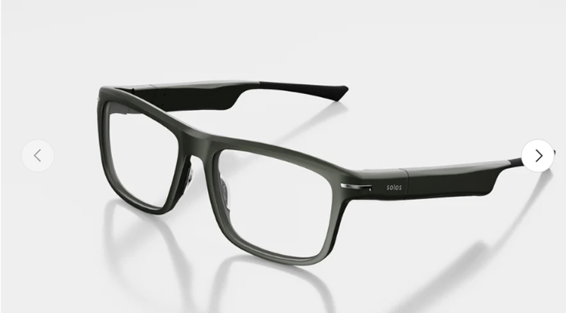 Solos AirGo Vision AI 스마트 안경 제품 이미지