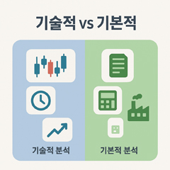 주식 기술적 vs 기본적 분석