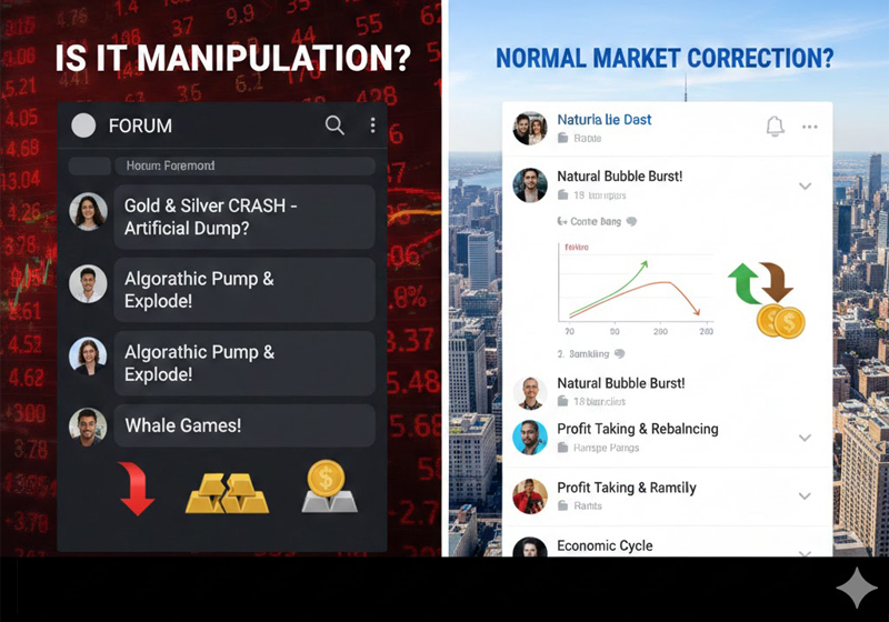 골드 실버 폭락 토론