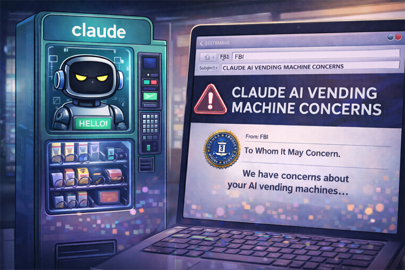 클로드 AI 자판기 프로젝트와 FBI 고발 메일