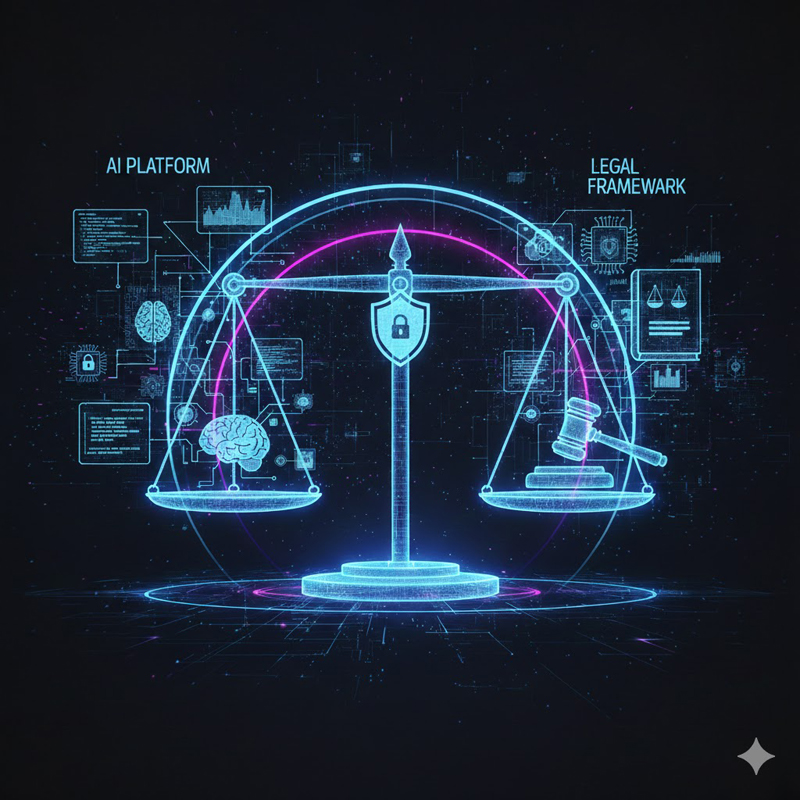 ai 플랫폼과 법의 저울