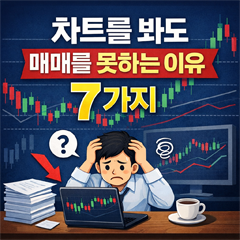 차트를 봐도 매매를 못하는 이유 7가지