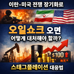이란-미국 전쟁 장기화로 오일쇼크 오면 어떻게 대처해야 할까? 스태그플레이션 대응법