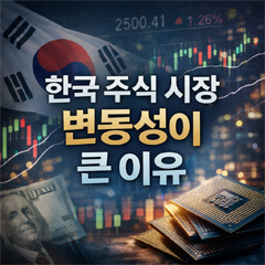 한국 주식 시장 변동성이 큰 이유