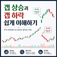 갭상승과 갭하락 쉽게 이해하기